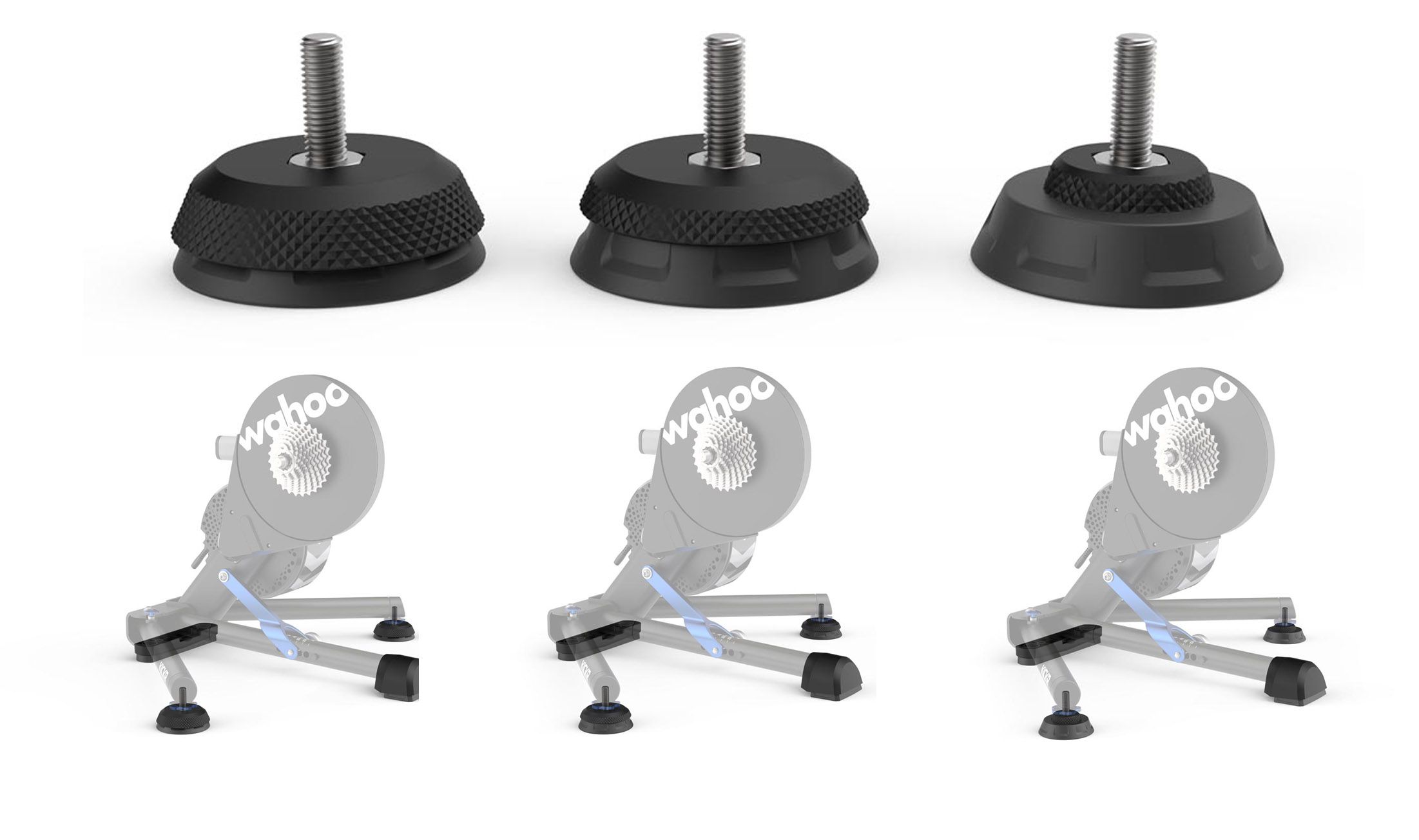 KICKR AXIS FEET bewegliche Standfusse zu KICKR V5 schwarz Veloplus Shop
