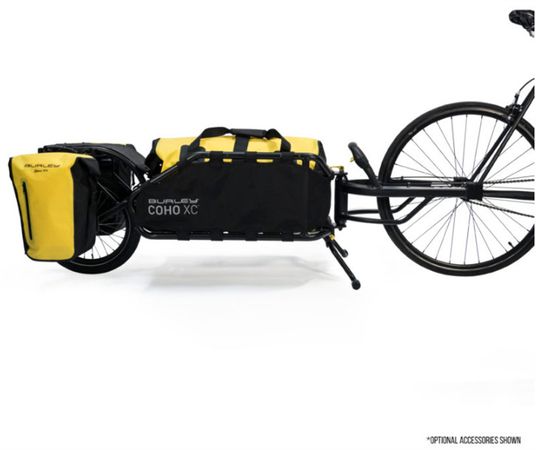 COHO XC gefederter Einrad Anhanger schwarz Veloplus Shop