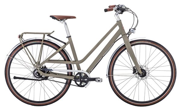 LAZY DAY GATES ALFINE 11 Wmn City und Alltagsvelo olive matt 46 CM Veloplus Shop